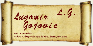 Lugomir Gojović vizit kartica